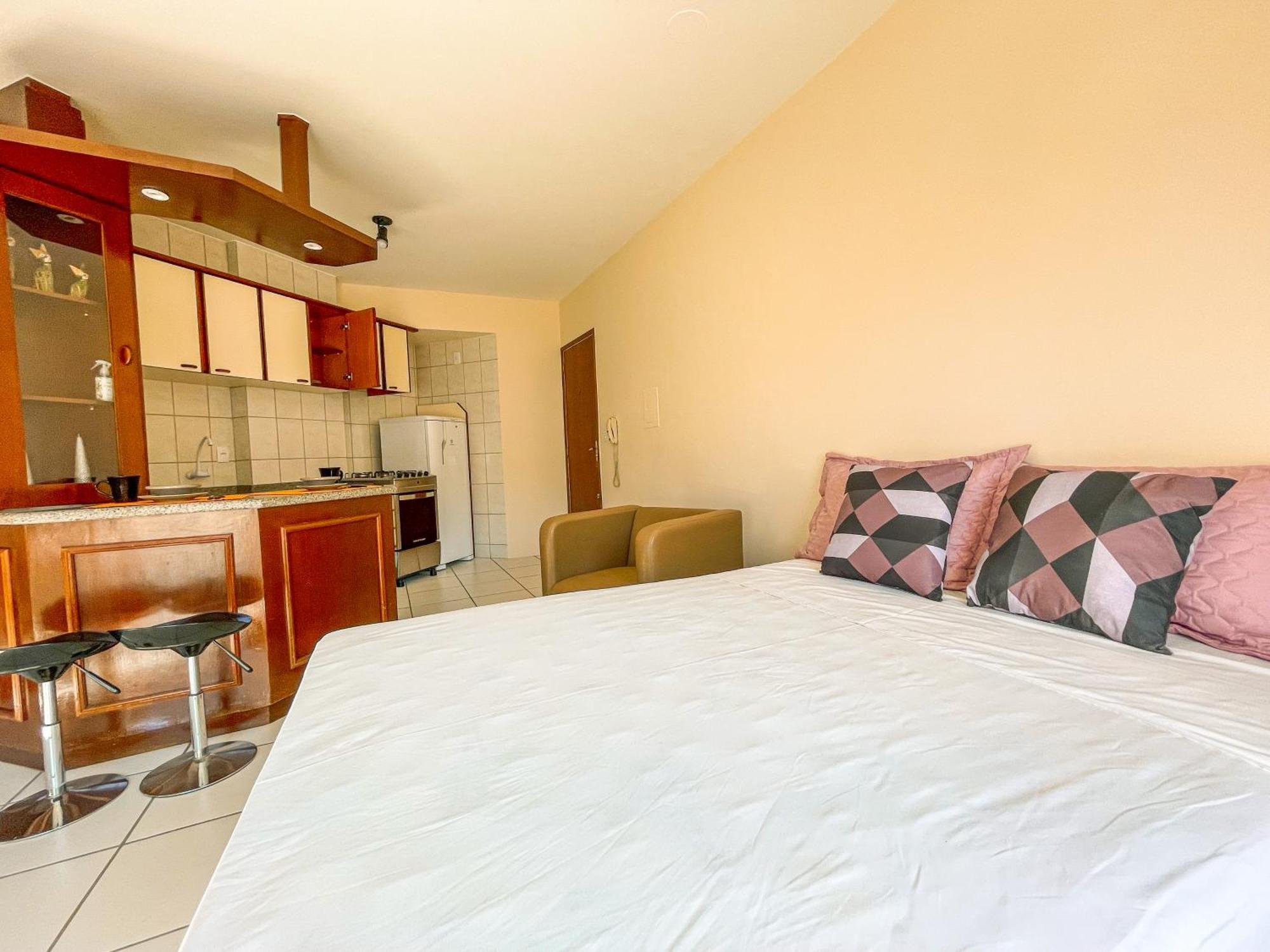 Studio No Centro: Piscina, Academia E Garagem N209 Florianópolis Esterno foto