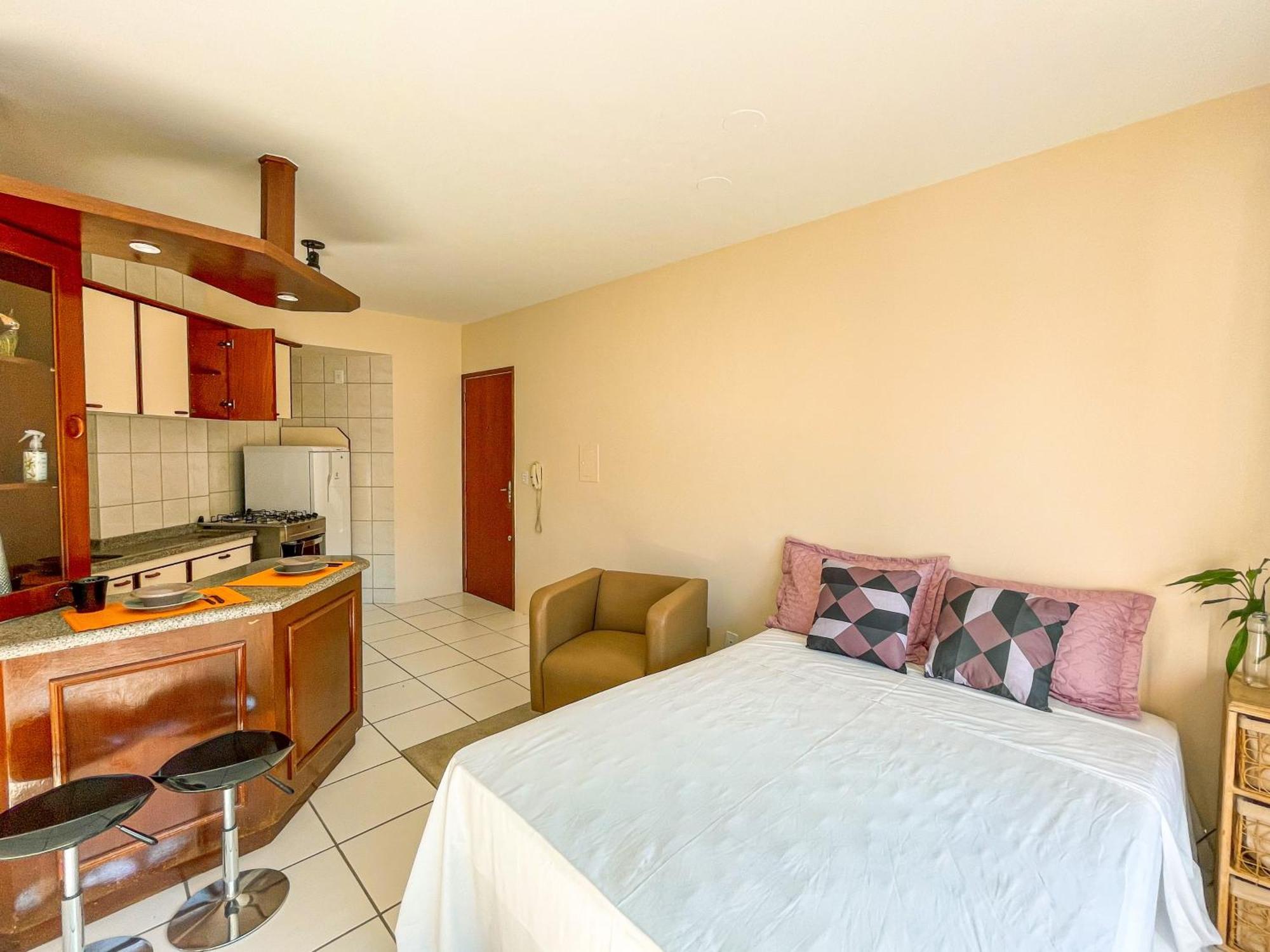 Studio No Centro: Piscina, Academia E Garagem N209 Florianópolis Esterno foto